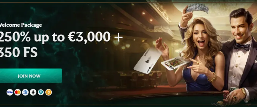 CrownPlay — 250% bis zu 3.000 € + 350 FS